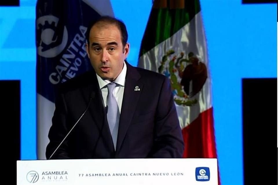 Rodrigo Fernández Martínez, presidente de la Caintra Nuevo León.