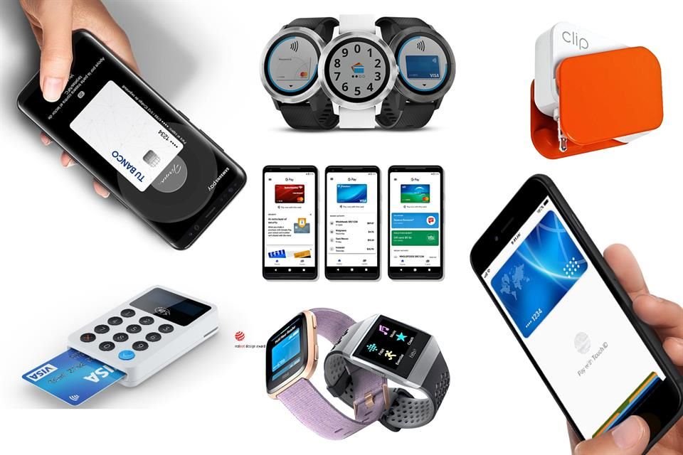 Aplicaciones y plataformas portátiles en el celular, reloj inteligente o dispositivo externo resuelven el problema del pago con tarjeta con tecnología.