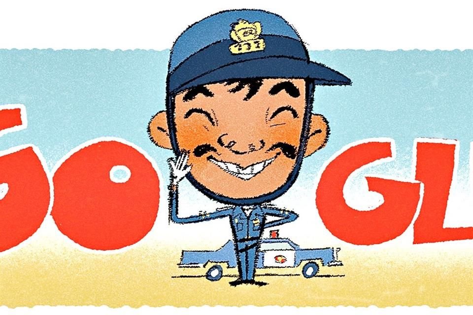 El comediante hubiera cumplido hoy 107 años; el 'doodle' está disponible en 23 países.