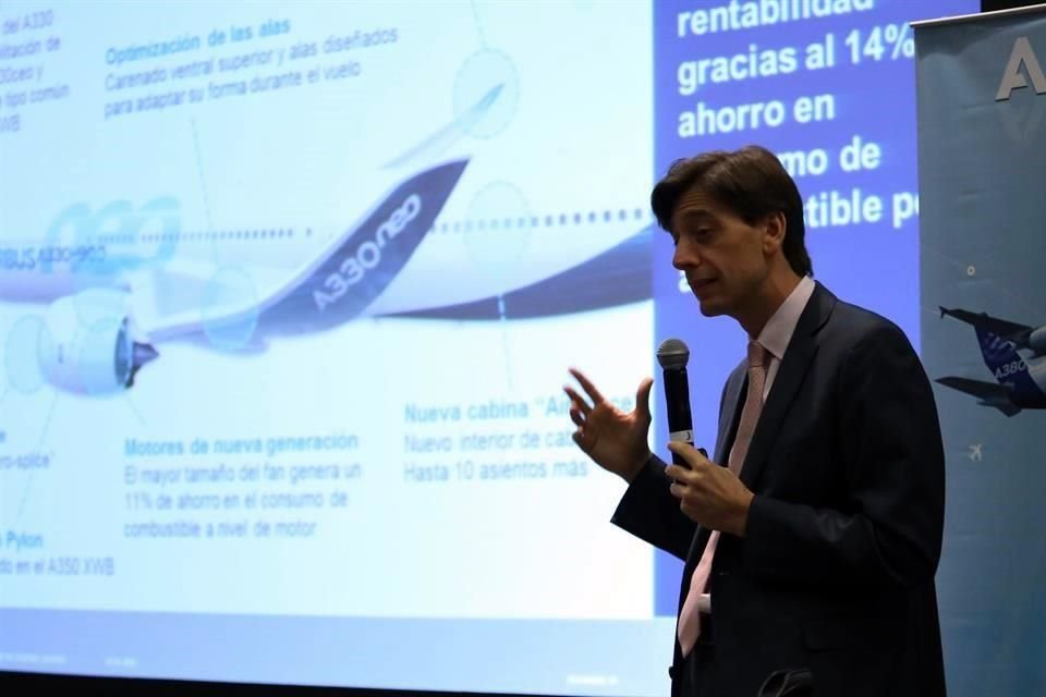 Arturo Barreira, jefe regional de Airbus.