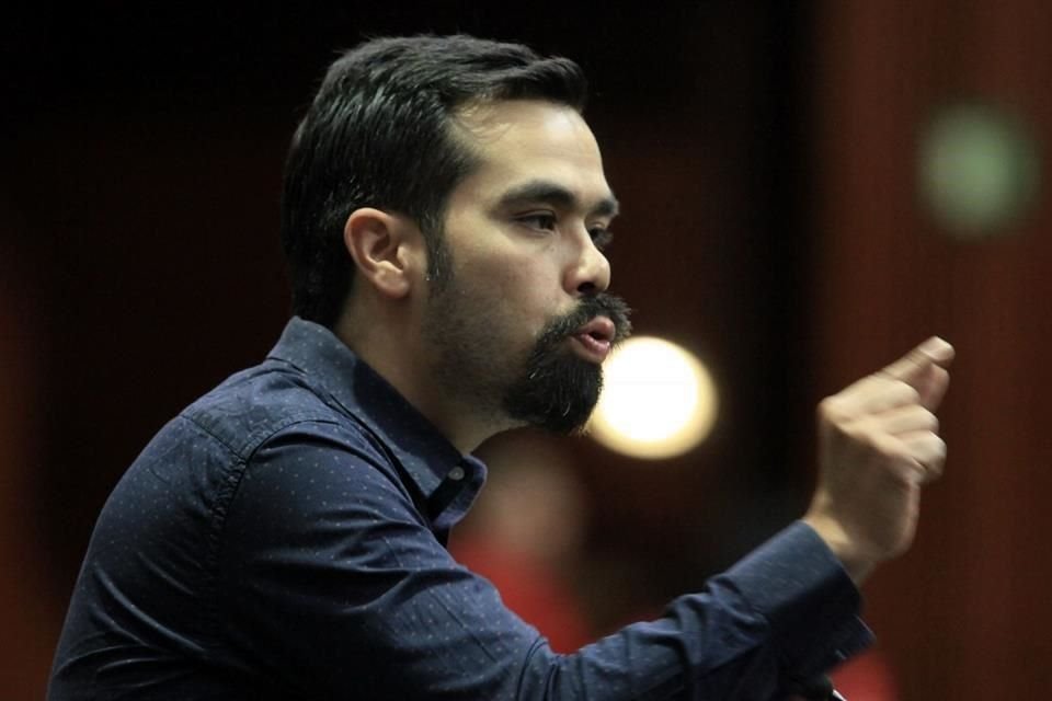 Jorge Álvarez Maynez, coordinador de diputados de Movimiento Ciudadano.