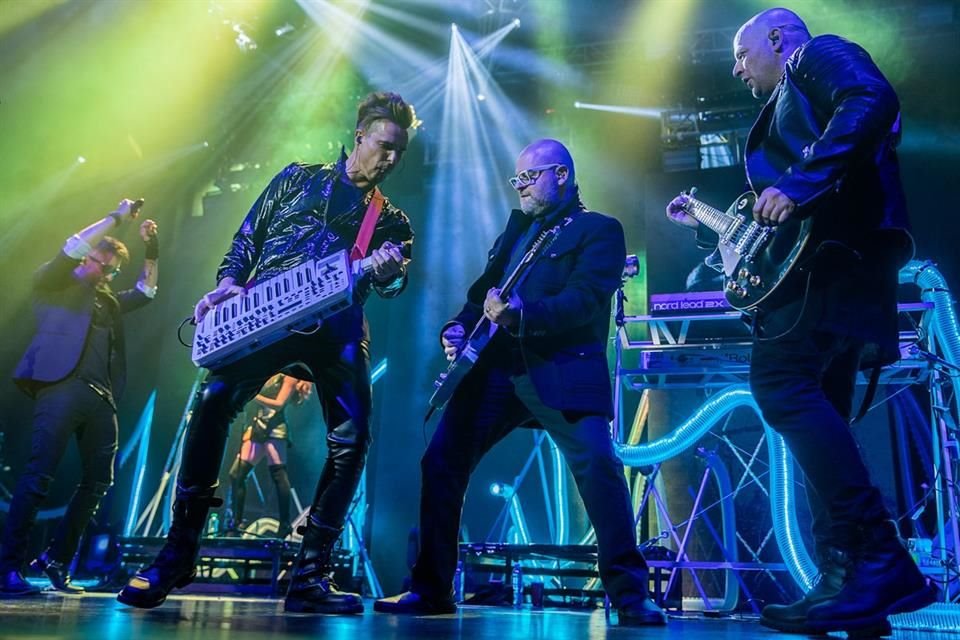 El show duró poco menos de dos horas.