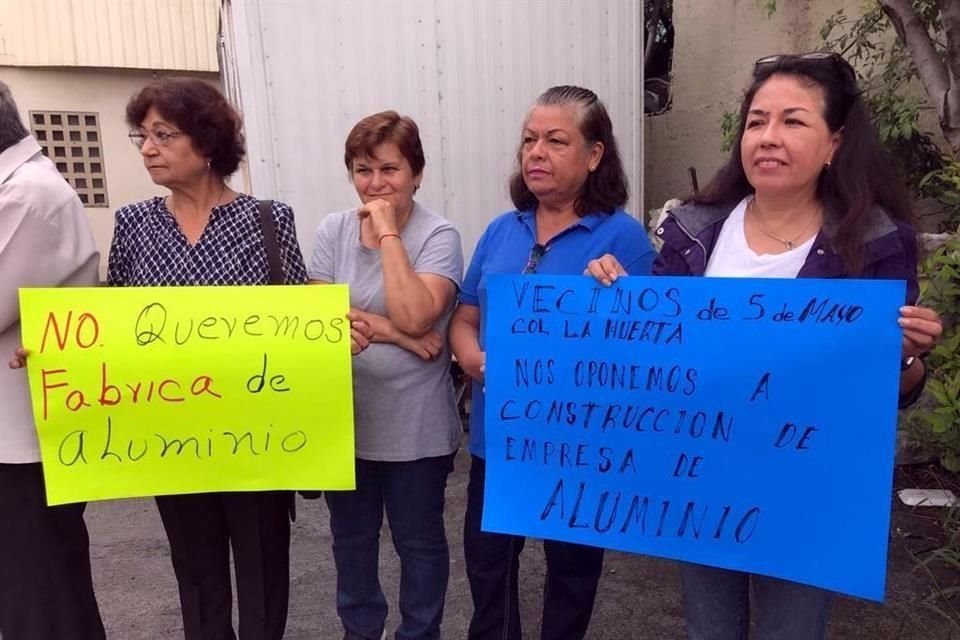 Segn los vecinos, la empresa afectara la vialidad, contaminara y pondra en riesgo a habitantes de colonias como La Huerta, Canteras o La Azteca.