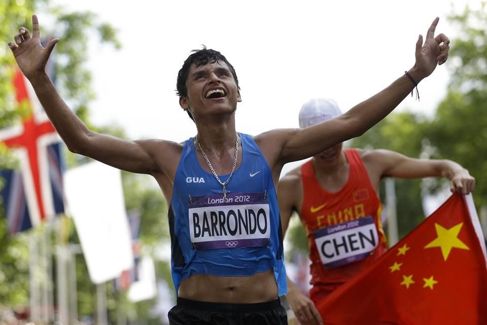 Erick Barrondo fue medallista olímpico de 2012 en la marcha de 20 kilómetros.