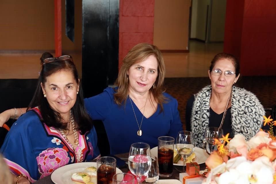 Elsa Siller, Angelia Paláu y Martha Rangel