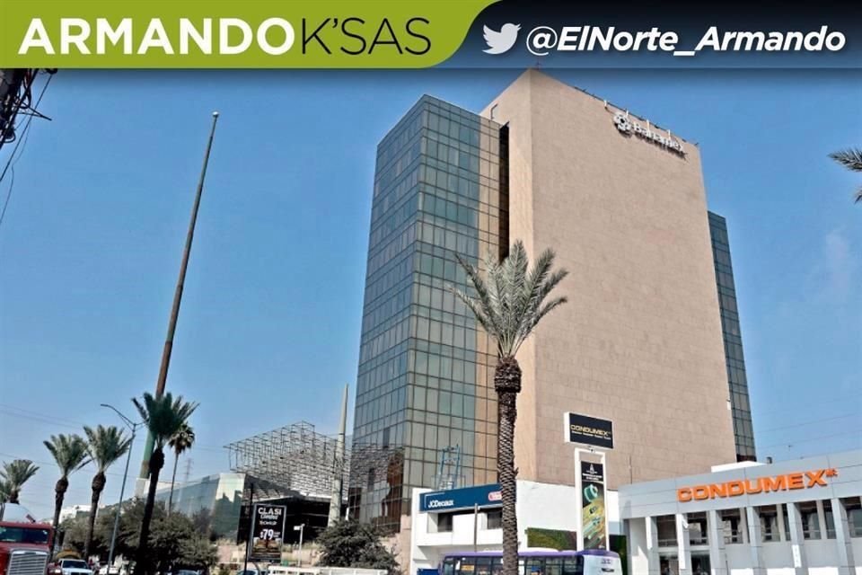 Para principios del próximo año la actual Torre Banamex, en la Colonia San Jerónimo, tendrá nuevo inquilino: Afirme.