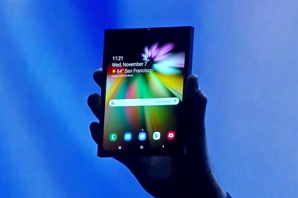 La pantalla Infinity Flex Display presentada por Samsung es la promesa de la empresa sobre un teléfono flexible en 2019.