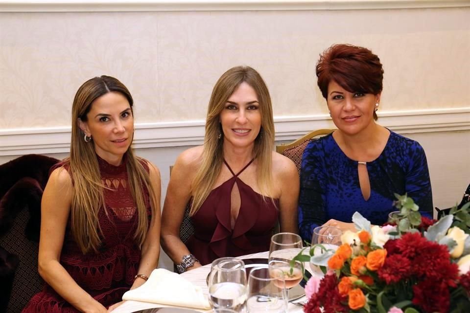 Marcela Lozano de Arcq, Sandra Martínez de Lozano y Francia Cortés