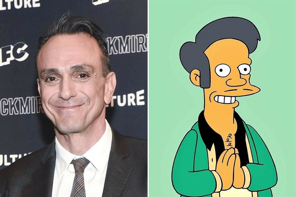 Hank Azaria da voz a Apu en 'Los Simpson'.