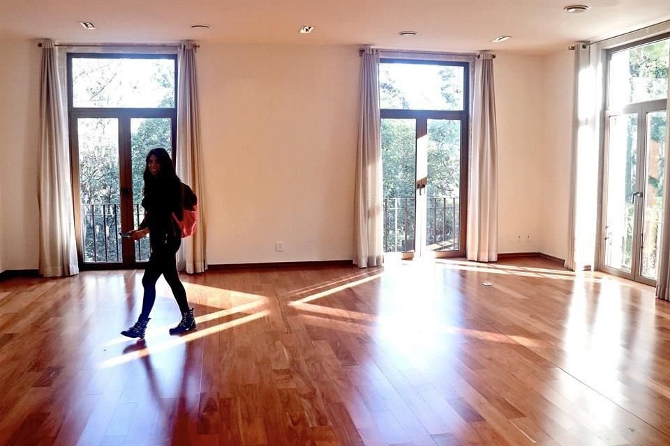 Así luce el espacio donde estaba la recámara de la ex Primera Dama, Angélica Rivera.