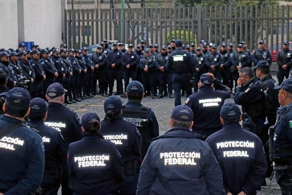 La SSPC asignó a 83 elementos del Servicio de Protección Federal a custodia de beneficiarios del Mecanismo de Protección a Defensores de DH.