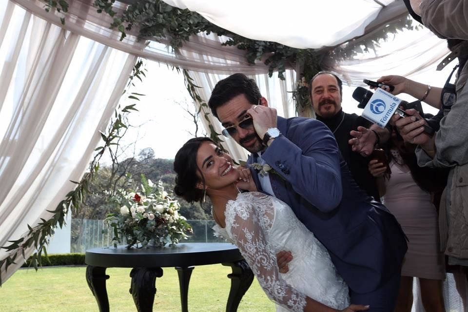 Este sábado se filmó la escena de la boda que desata toda la historia en la película.