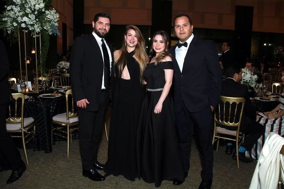 Rubén Jaime, Charo Cantú, Melissa Rodríguez y Jorge Flores