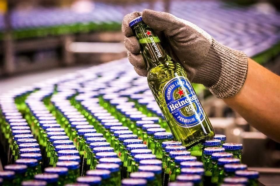 Botella de cerveza Heineken 0.0.