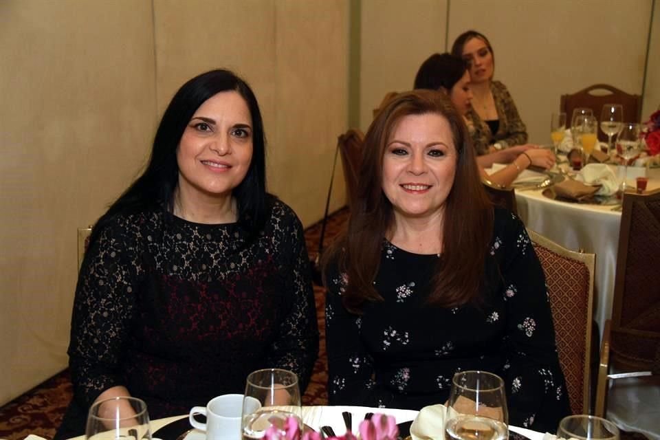 Rosy Bermúdez y Elva Salinas