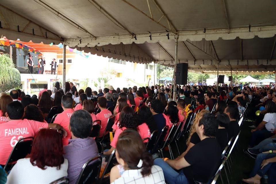 Los Payasónicos animaron durante el evento