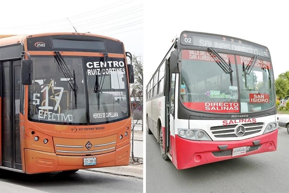La Ruta 138 (izq.) ya cobra 17 pesos en García, y la Ruta 685 subió la tarifa hasta los 15 pesos en Salinas Victoria.