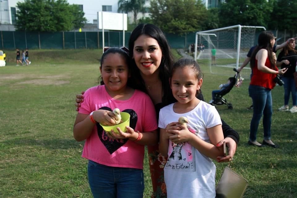 Sofía Alfaro, Cynthia Penilla y Constanza Quiroga