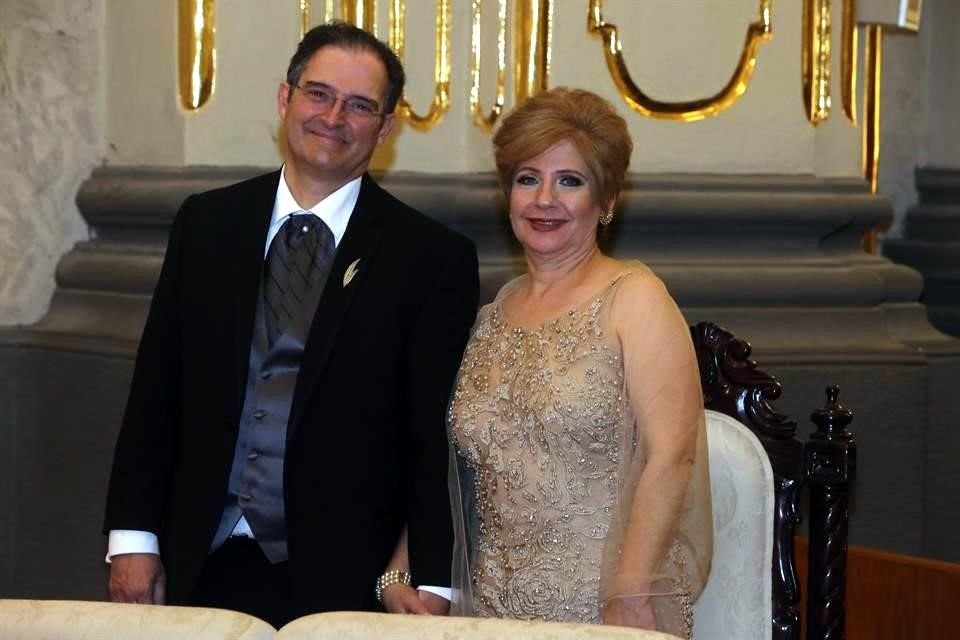 Emiliano Quiroga Morales y Olga Pérez de Quiroga