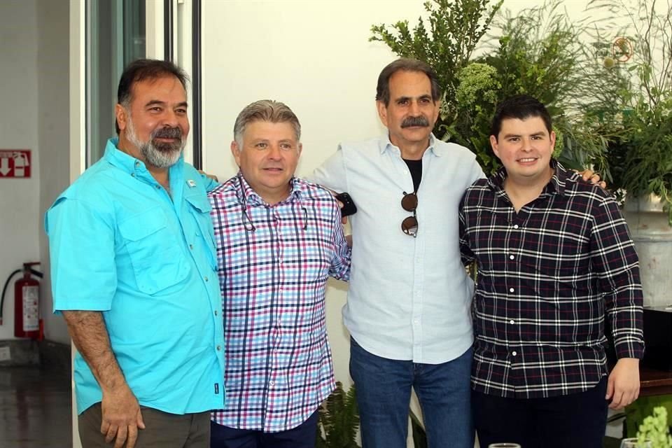 Jose Luis Rodríguez, Carlos Ancira, Jaime Rodríguez y Carlos Ancira Jr.
