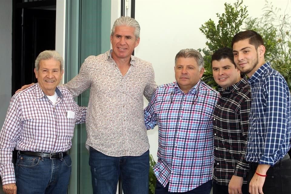 Santos Garza, Daniel Magaña, Carlos Ancira, Carlos Ancira Jr. y Manuel Ancira
