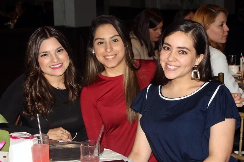 Marcela García, Daniela Garza y Mariana Quintero