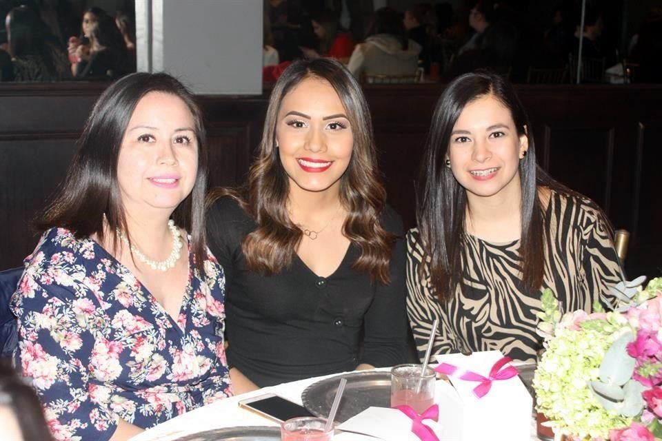 Blanca Gómez, Andrea Calvillo y Yahaira de la Paz