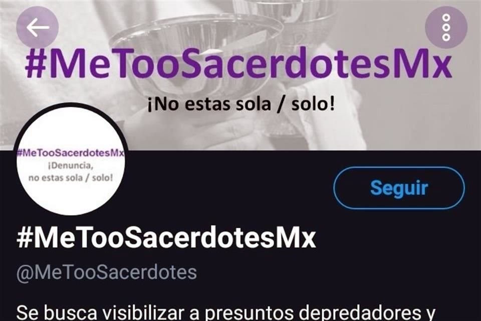 Crean una cuenta de Twitter para denunciar abusos dentro de la Iglesia católica.