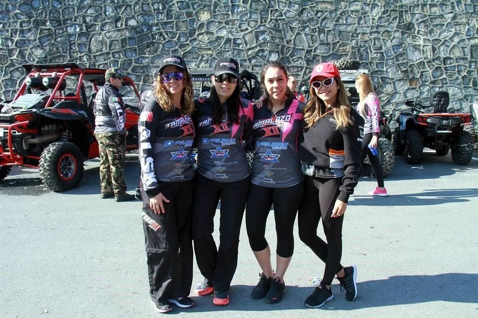 Gisela Hernández, Susana Treviño, Nancy Treviño y Karina Mendoza