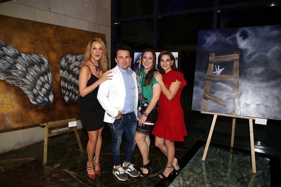 Catalina Hernández, Armando Fausti, Nattalia Ramírez y Paty Garza