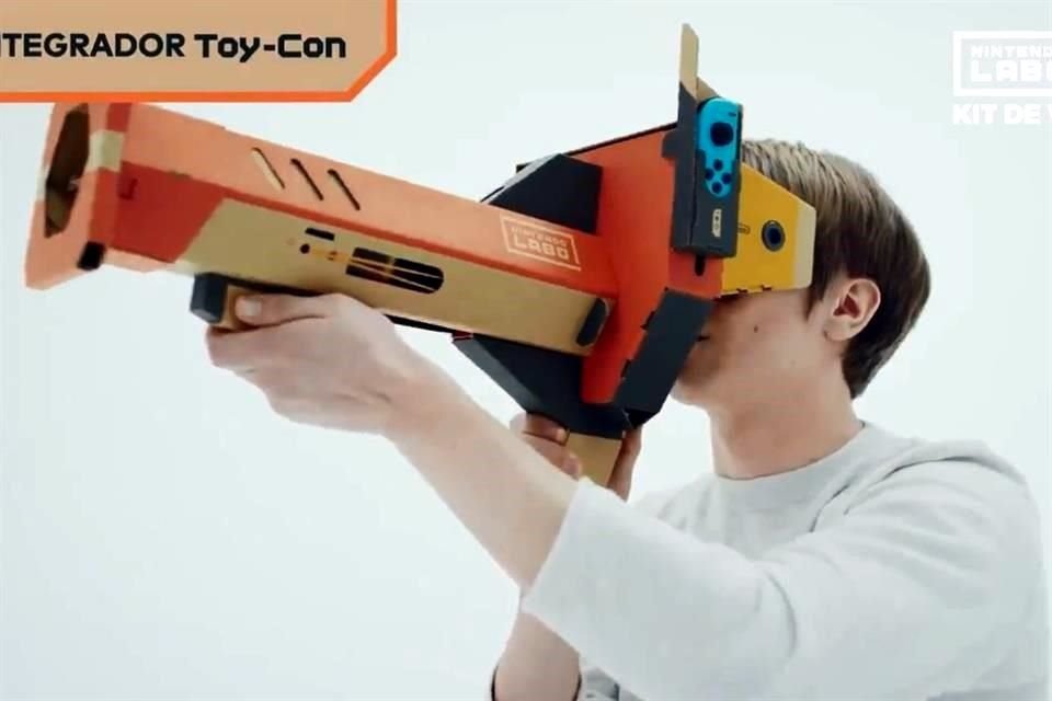 Nintendo lanzó un accesorio, el Labo VR, hecho con cartón, que permite convertir su consola Switch en un dispositivo de realidad virtual.