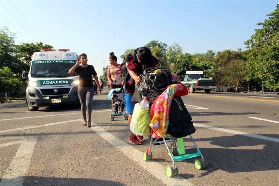 Una nueva caravana ingresó hoy a México.