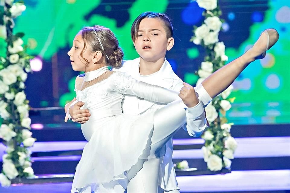 Rubén y Mariana emocionaron con su rutina de baile.