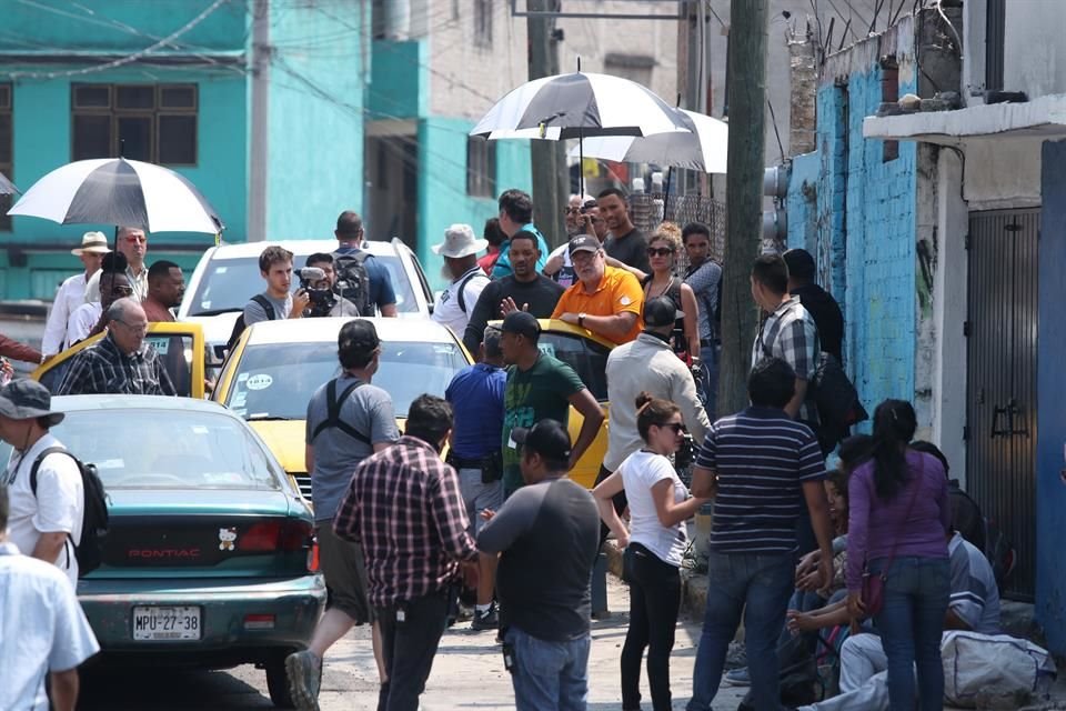 La grabación se llevó a cabo en la colonia San Lorenzo Totolinga, en Naucalpan, Estado de México.