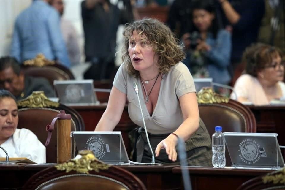 Paula Soto, presidenta de la Comisión de Género del Congreso de CDMX.