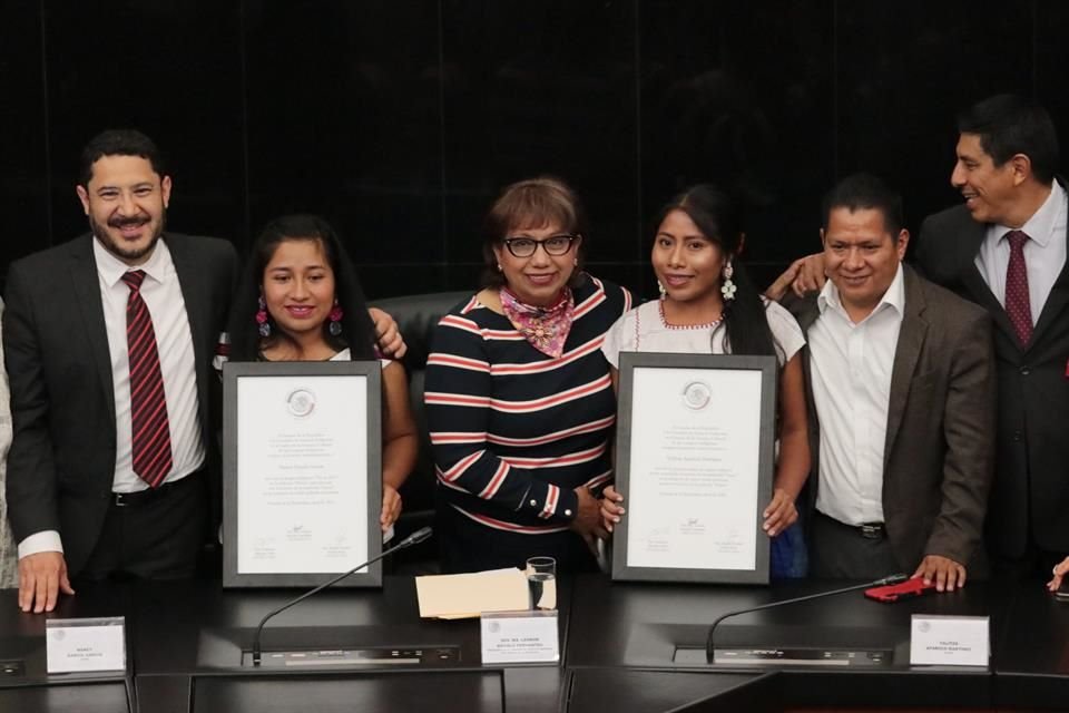 Las intérpretes de Roma fueron reconocistas este jueves.