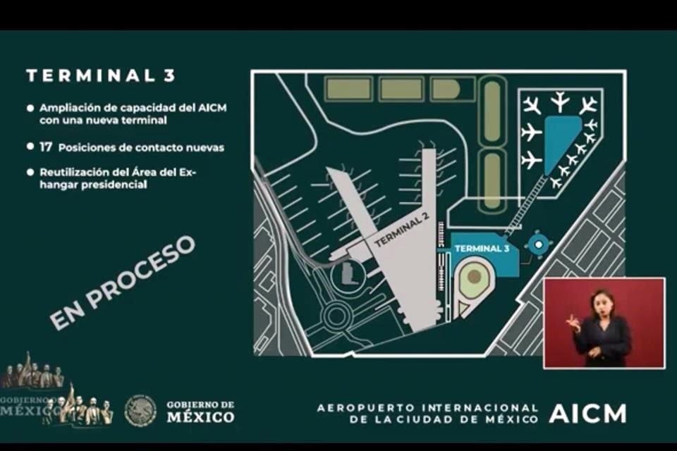 El Aeropuerto Internacional de Santa Lucía comenzará a operar en junio del 2021 y alcanzará su máximo potencial en 2069, se informó hoy.