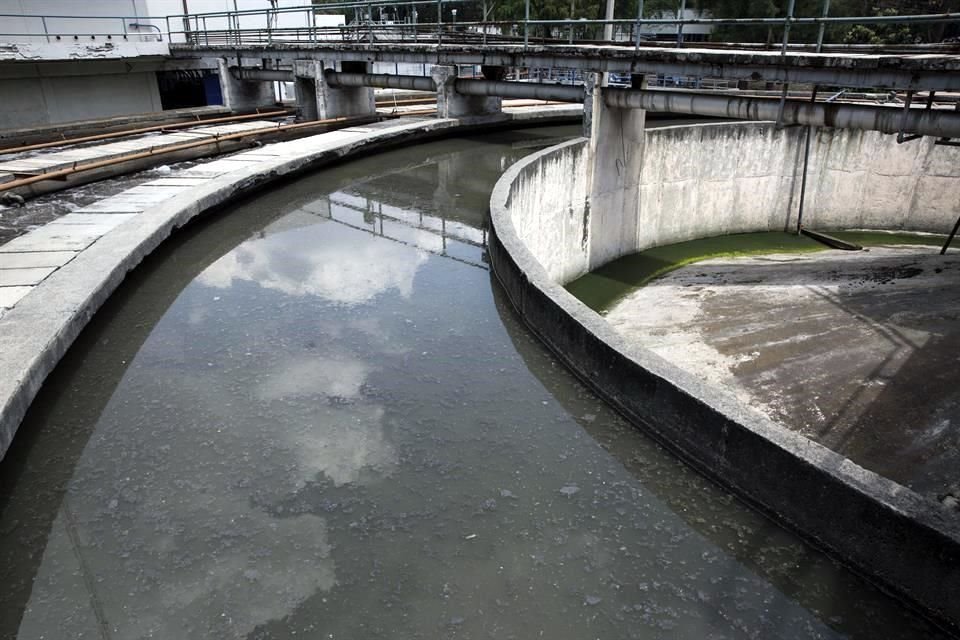 Planta de tratamiento de la Conagua en la Segunda Sección de Chapultepec