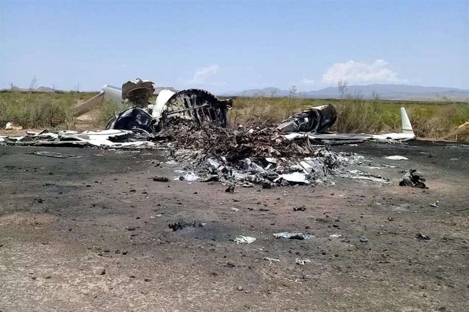Los restos de la aeronave fueron localizados en Ocampo, Coahuila.