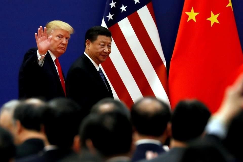 El Presidente Donald Trump y su homólogo chino, Xi Jinping.