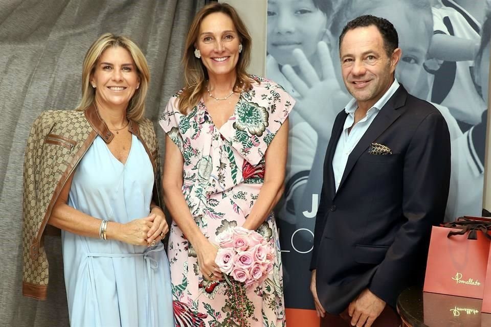 Lulú Creel, Alejandra Alemán y Sergio Berger