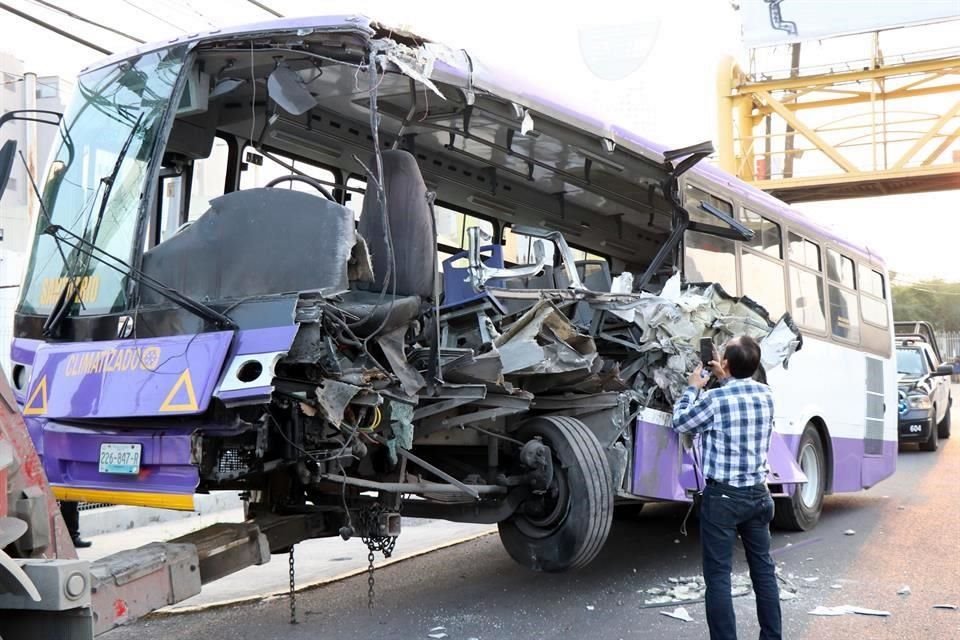 La mayoría de los heridos fueron trasladados al Hospital Universitario y de Zona del Seguro Social.