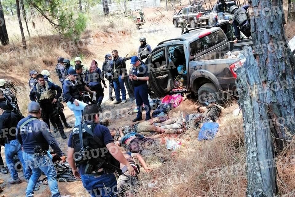 El enfrentamiento ocurrió en Uruapan.