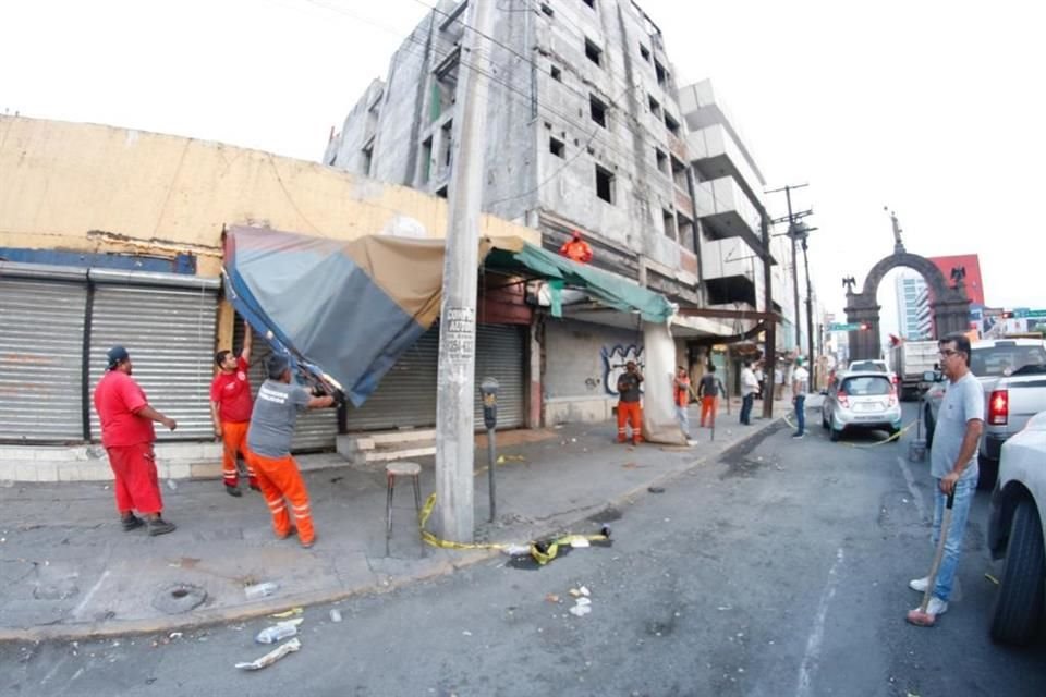El operativo inició a las 14:00 horas en la Avenida Colón desde Cuauhtémoc y hasta Villagrán.