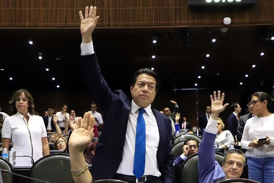 Mario Delgado, coordinador de los diputados federales de Morena.