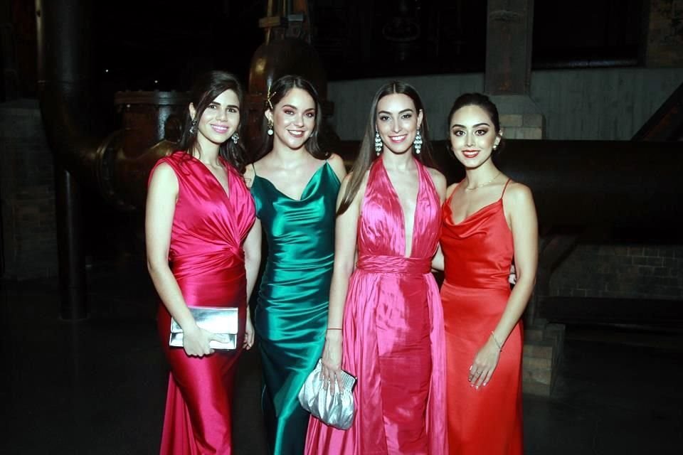Claudia Garza, Yannine González, Ana Cristina Salinas y Karla López