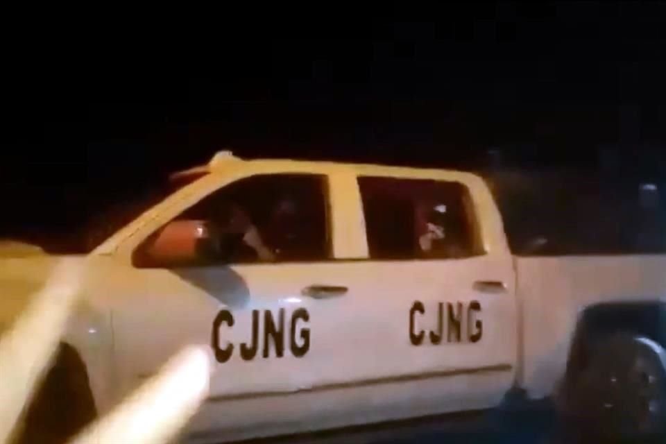 Un convoy del CJNG