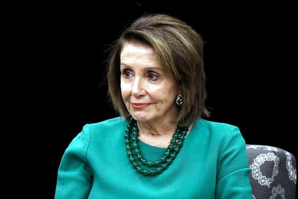 Nancy Pelosi, vocera de la Cámara de Representantes de EU.