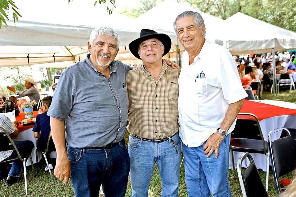 Roberto Treviño, Ramiro Manzo y José Luis Treviño