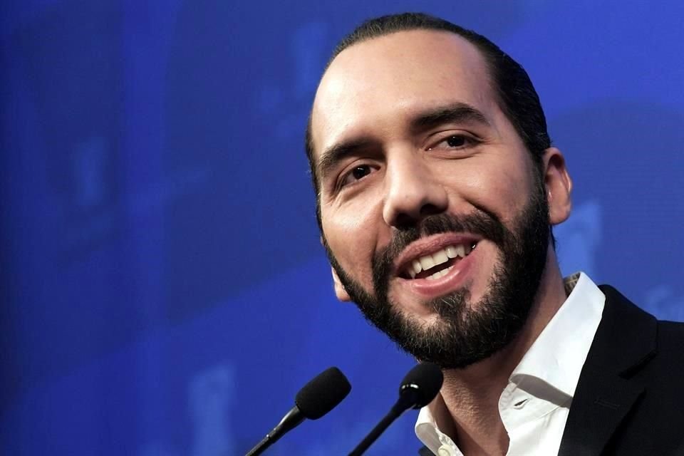 Fotografía de archivo del 13 de marzo de 2019 que muestra al presidente electo de El Salvador, Nayib Bukele, durante un conversatorio en Washington.